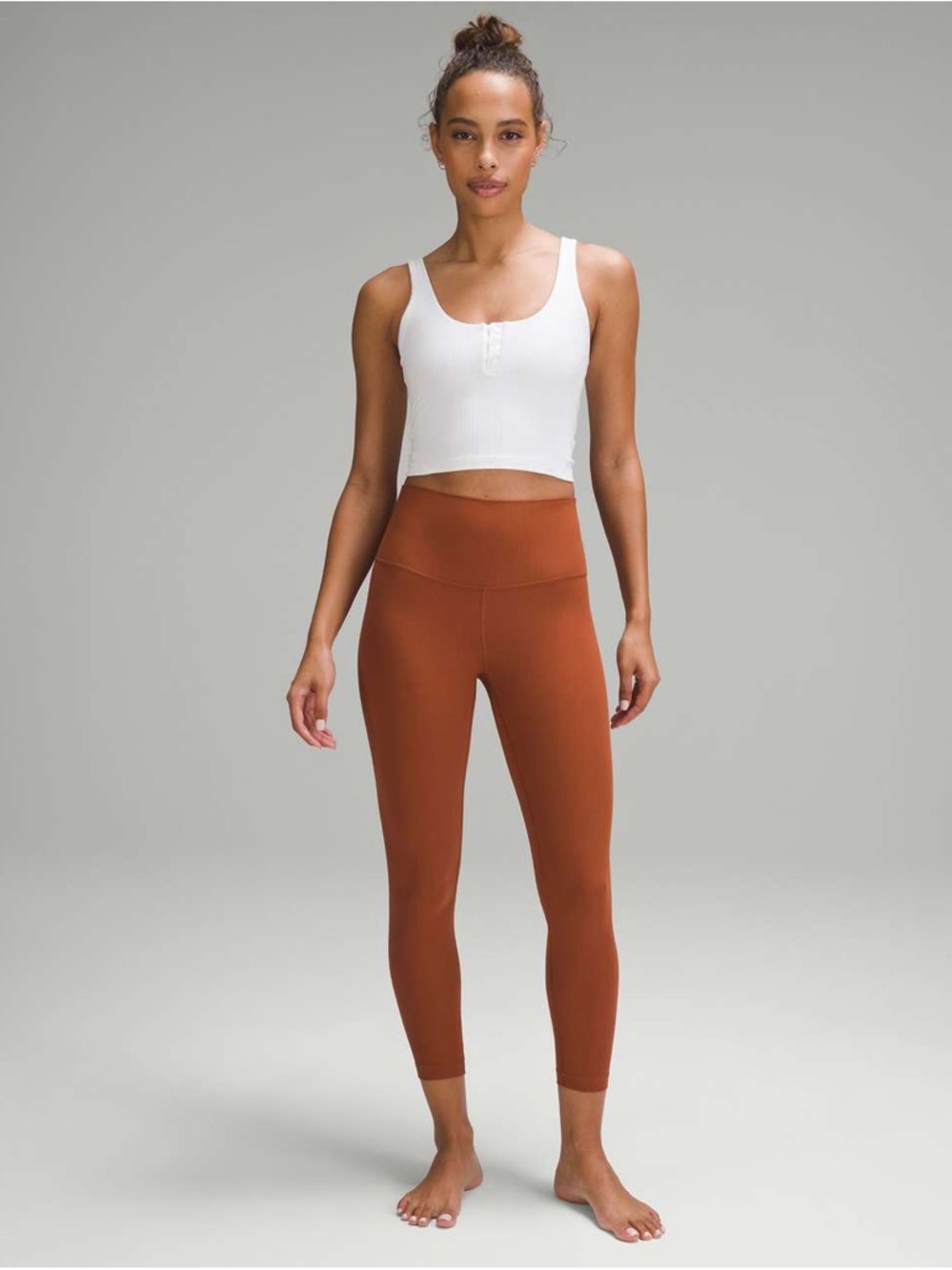 Lululemon Align Ribbed Pants in Sable 25" size 2